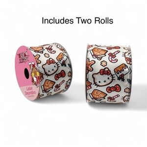 Hello Kitty Christmas Decoration Holiday Fabric Ribbon